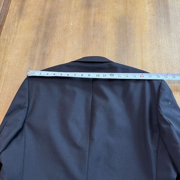 Sandro Paris Men’s Blazer 44R Wool Mohair Navy 2 Button Front Dinner Jacket - Picture 8 of 16